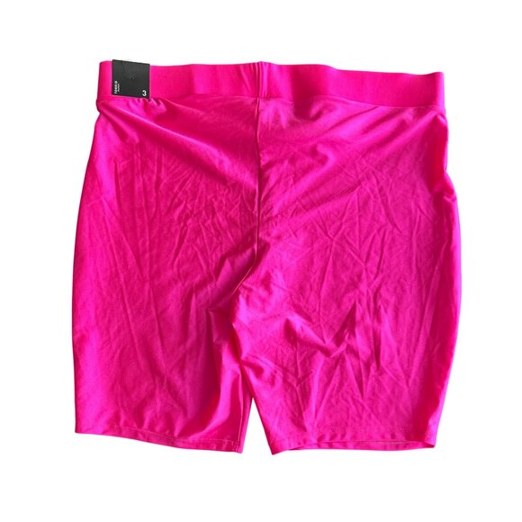 Torrid Hot Pink Nylon & Spandex Biker Shorts Size 3 NWT - Picture 3 of 3